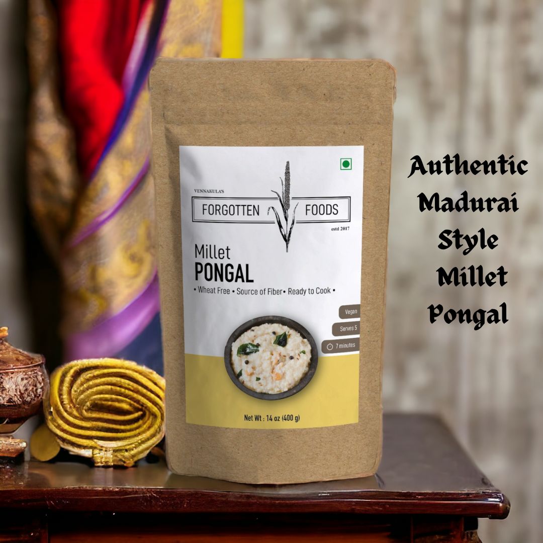 Millet Pongal - Spicy Pepper Flavorful Dish - Ready to Cook Healthy Breakfast Premix