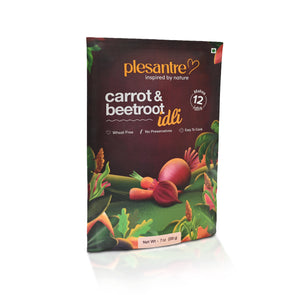 plesantre “Carrot & Beetroot Idli” Premix